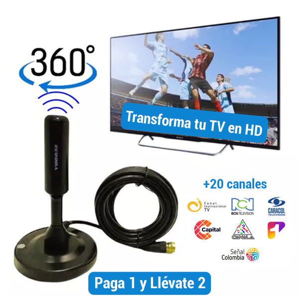 [Paga 1 y Llévate 2] Antena Digital Interna HDMax