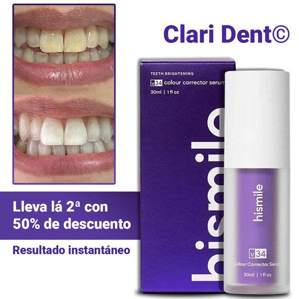 Clari Dent© Blanqueador Dental Morado [Efecto instantáneo]