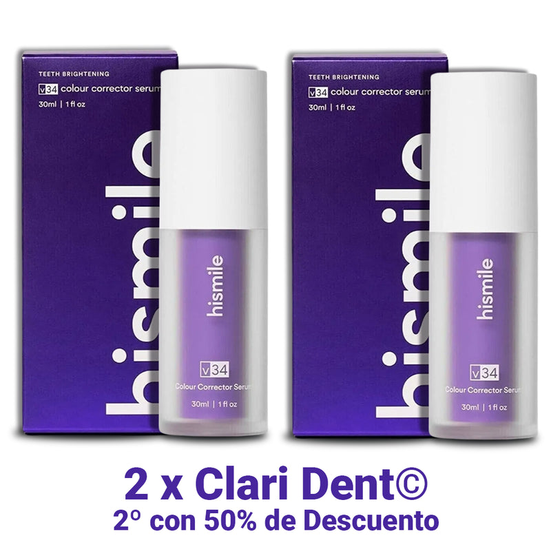 Clari Dent© Morado - Blanqueador Dental [Efecto instantáneo]