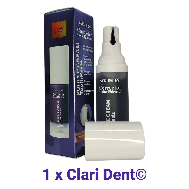 Clari Dent© Morado - Blanqueador Dental [Efecto instantáneo]