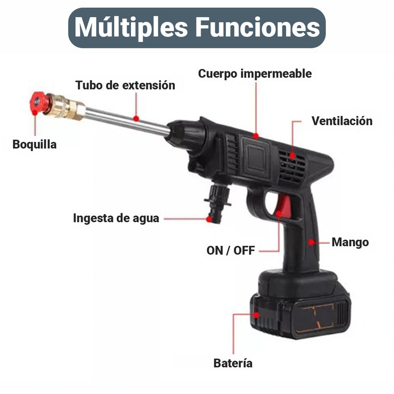 Lavadora a Presión Portátil Combo Completo + Maleta - HidroJet