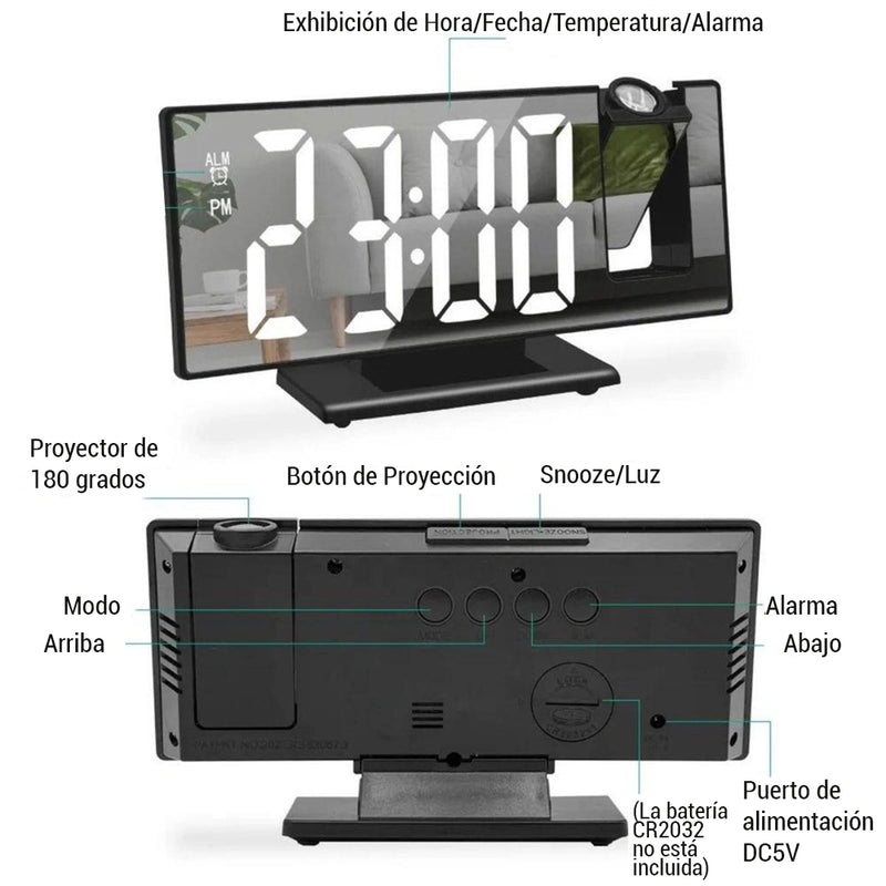 Reloj Proyector Digital - ProyecTime