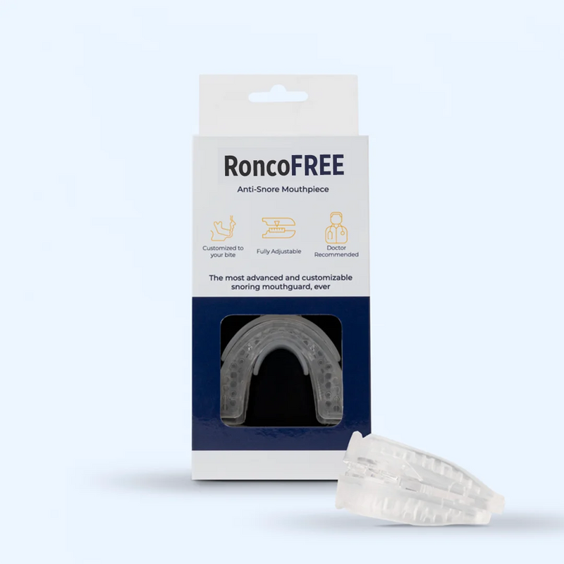 Ronco Free Protector Bucal para Ronquidos y Bruxismo Silicona Segura con Estuche Compacto