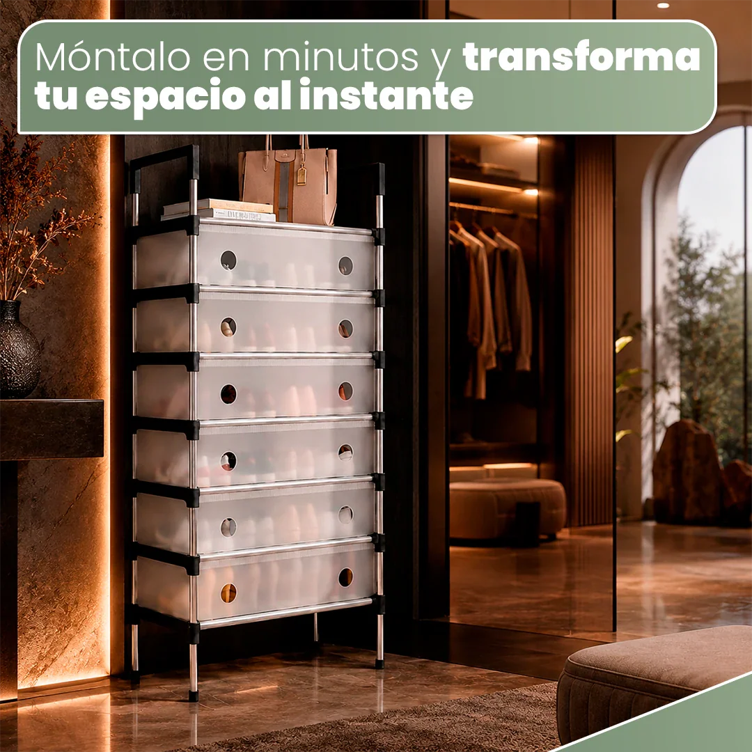 SmartOrganizer: Organizador de Zapatos 6 Estantes