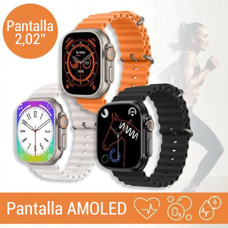 Smartwatch Ultra Kit [Segunda Línea Premium de La🍎] - 7 pulseras + 1 Funda Protectora