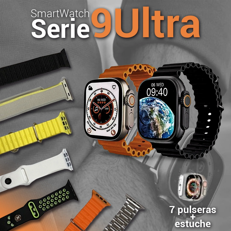 Smartwatch Kit [Segunda Línea Premium de La🍎] - 7 pulseras + 1 Funda Protectora