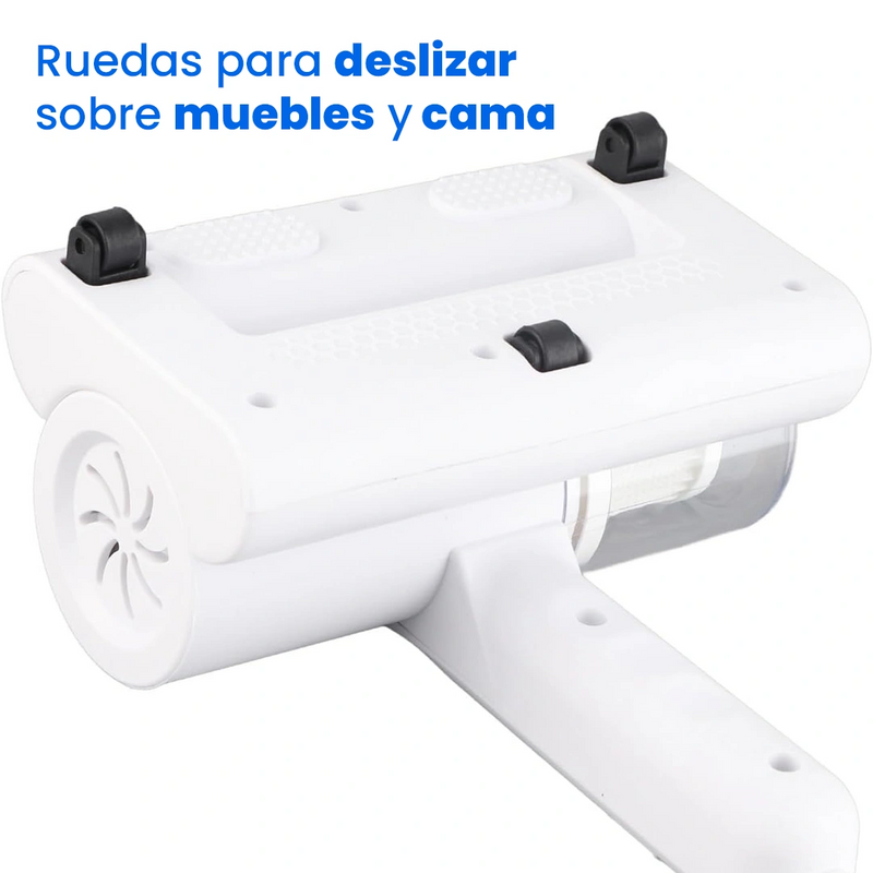 Vacum Clean - Aspiradora Portátil con LED UV para Pelos y Ácaros - [Filtro Incluido]