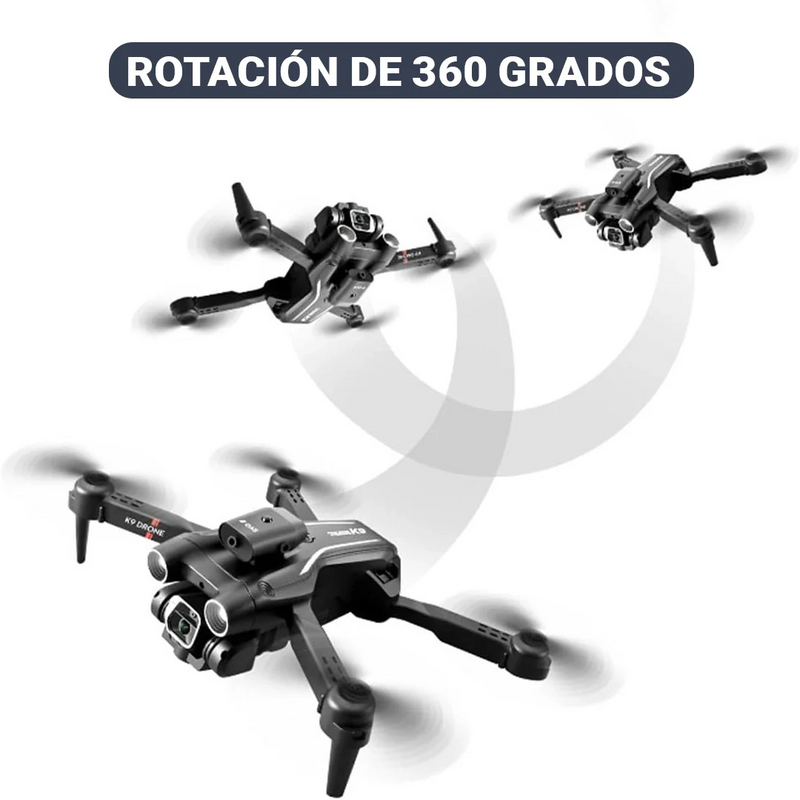 VisioDrón K9 - Drone Profesional 4K de Primera Calidad [Estuche Incluido]