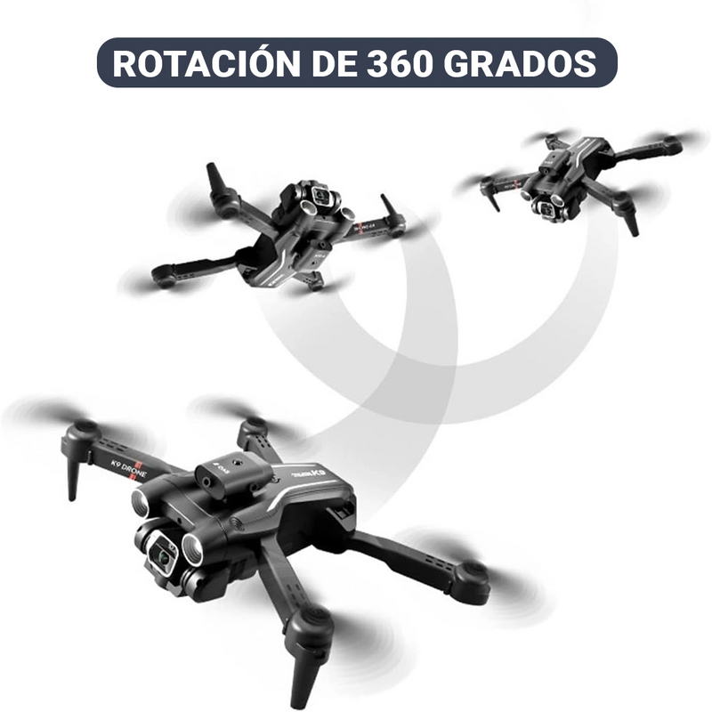 VisioDrón K9 - Drone Profesional 4K Completo [Estuche Incluido]