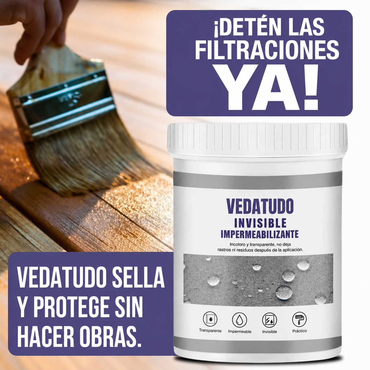 VedaTudo - Sellador Impermeable 500ml